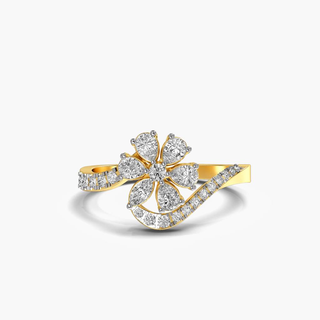 Floral Diamond Ring : AILR-774