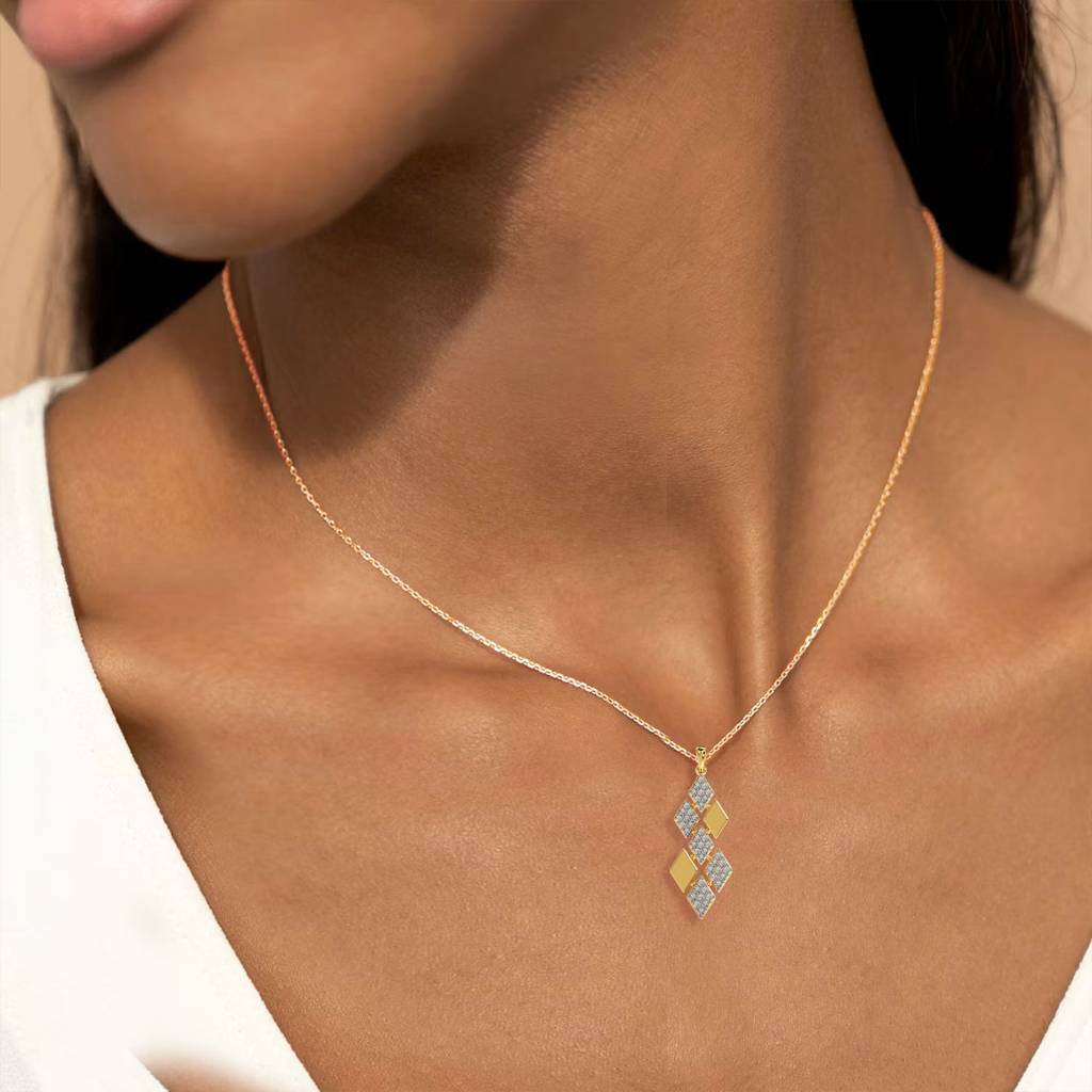 Geometric Glam Pendant : AIPO-217