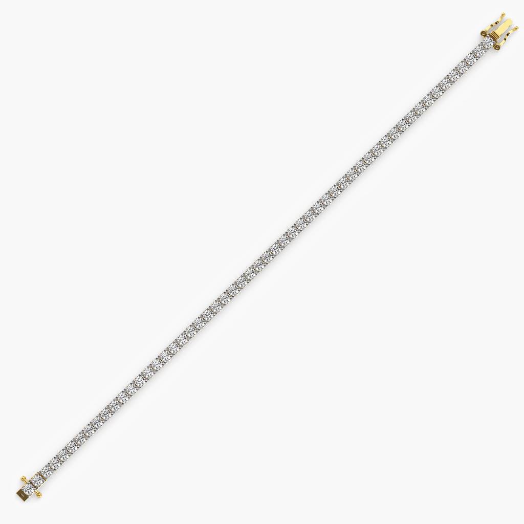 Elegant Gold Tennis Bracelet : NLBR3011