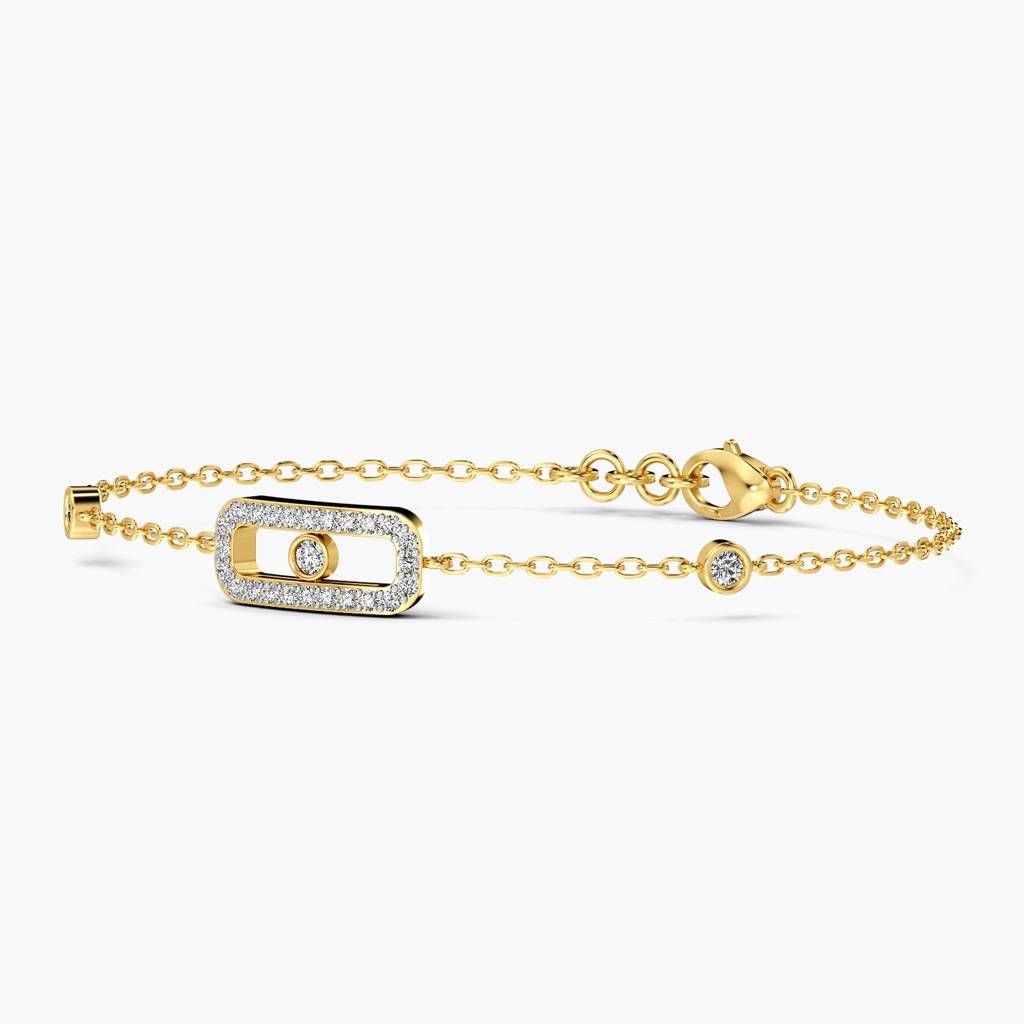 Delicate Gold Chain Bracelet : NLBR3230
