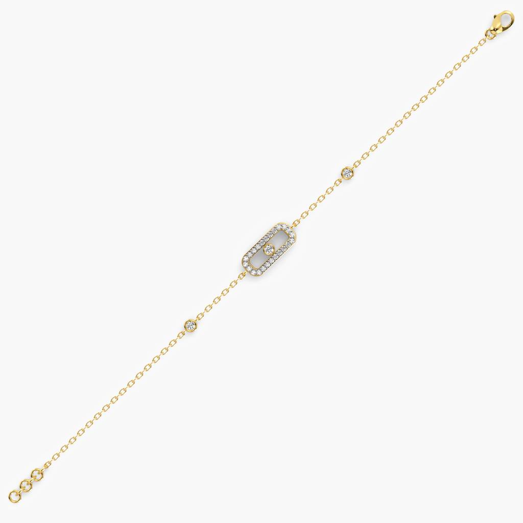 Delicate Gold Chain Bracelet : NLBR3230