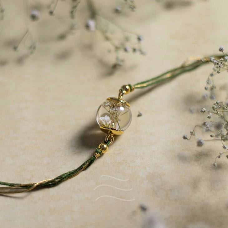 Eternz Certified Jewellery - Leafy Affair Yaadon Ki Lehren Rakhi