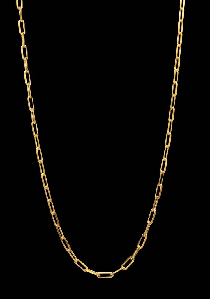 925 Silver Paper Clip Chain