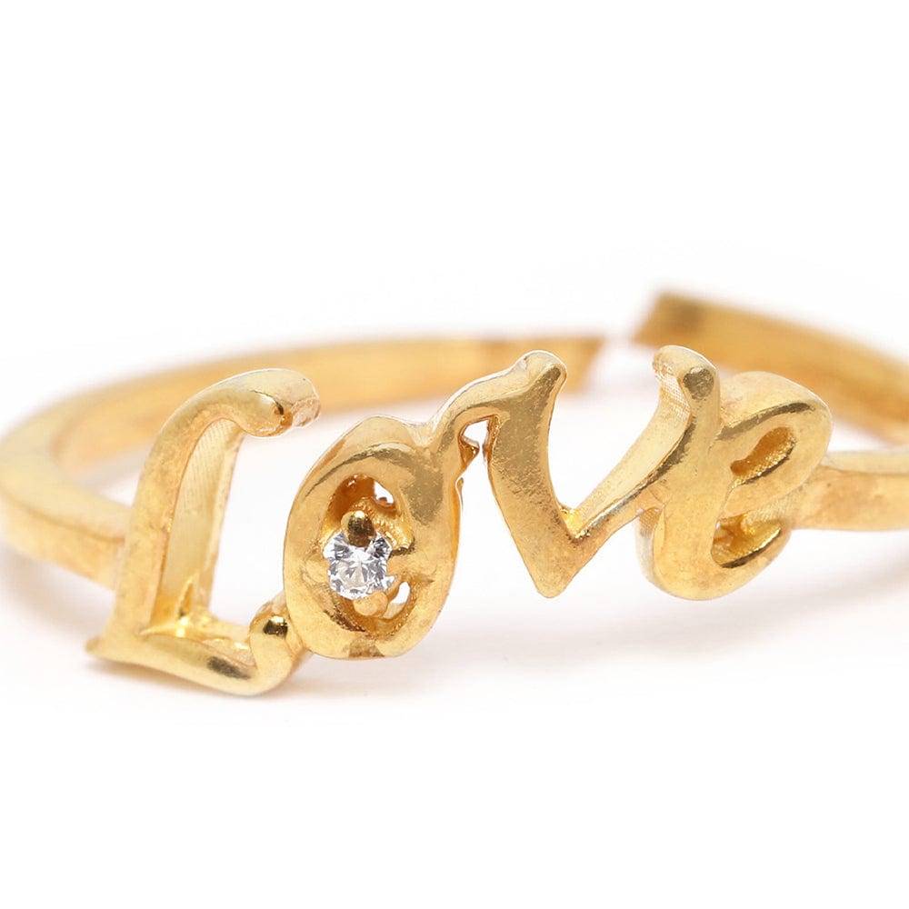 Gold Plated Silver Ring. : Z125SG002R022