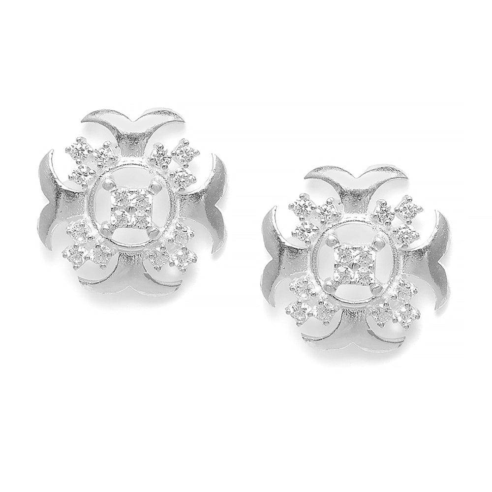 Dazzling Silver Zircon Studs : Z125SG004E079