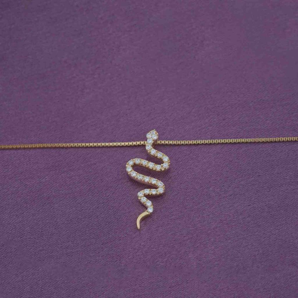 Golden Mini Snake Anklet : ZLA-1019Y