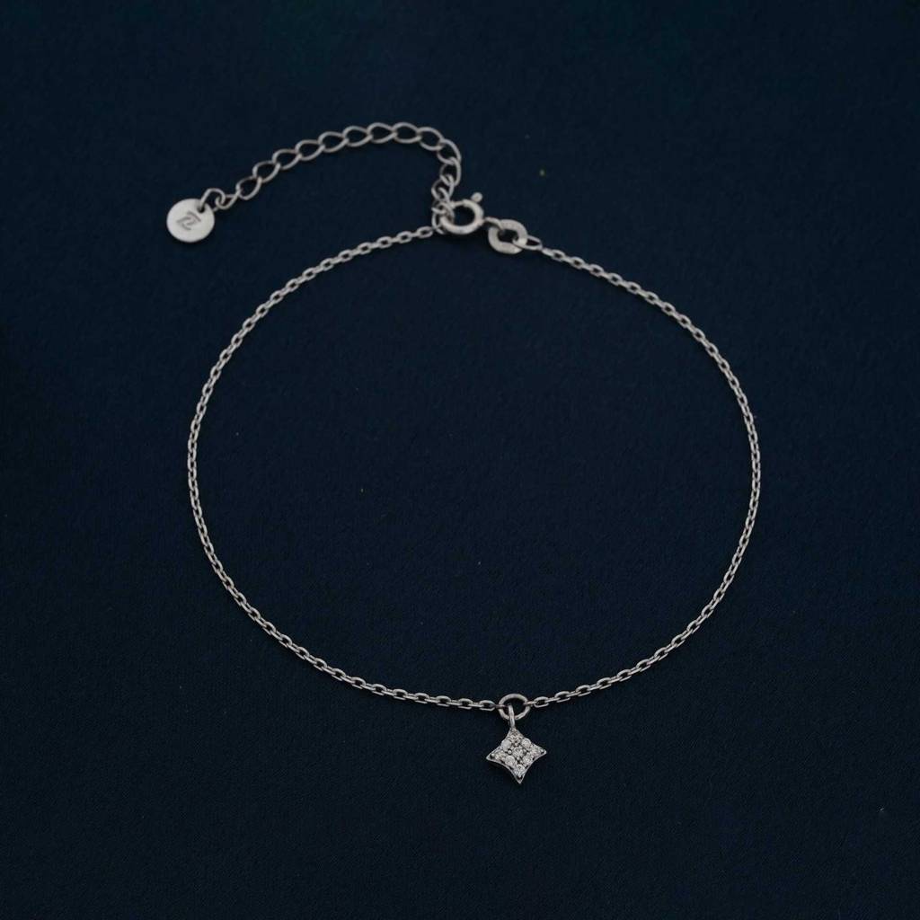 Silver Dusk Till Dawn Anklet : ZLA-1024