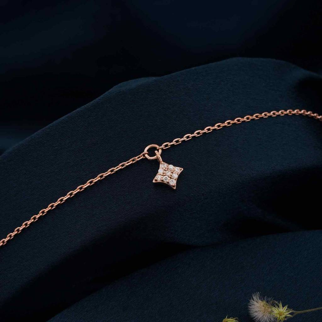 Rose Gold Dusk Till Dawn Anklet : ZLA-1024R