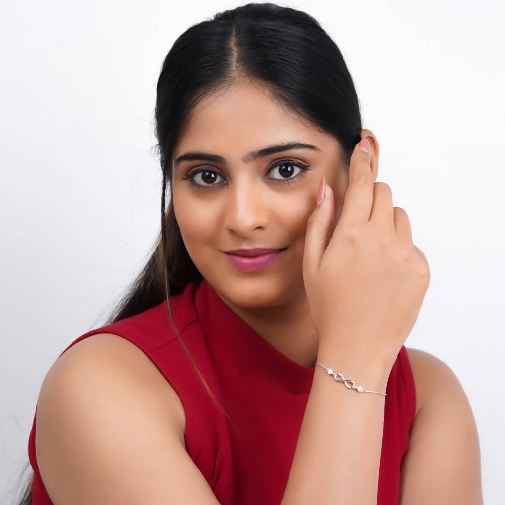 Silver Infinity Love Minimalist Bracelet : ZLBR-1022
