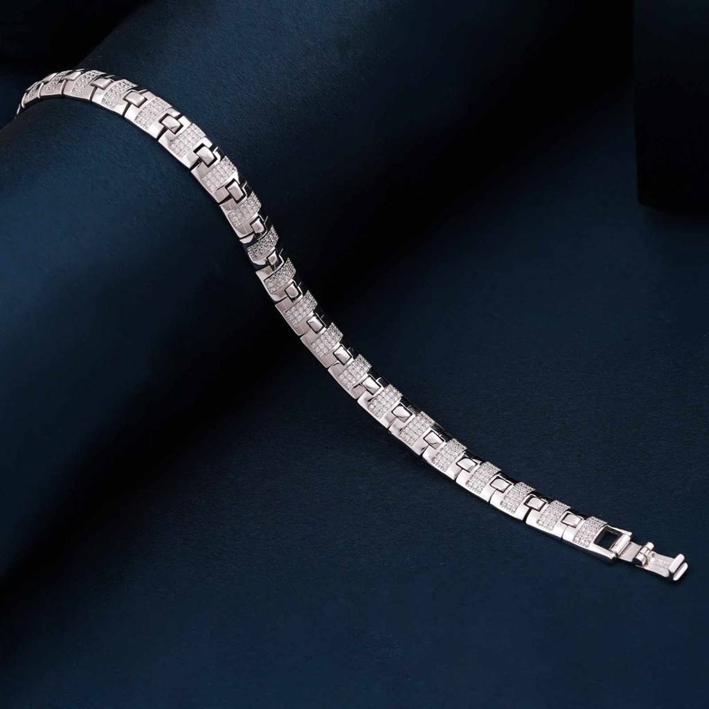 Silver Classic Bracelet For Him : ZLBR-1056
