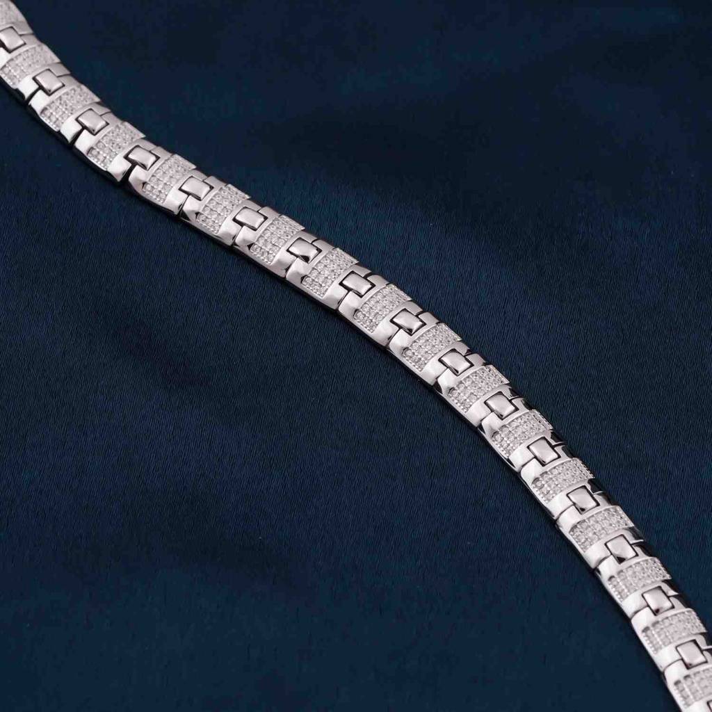 Silver Classic Bracelet For Him : ZLBR-1056