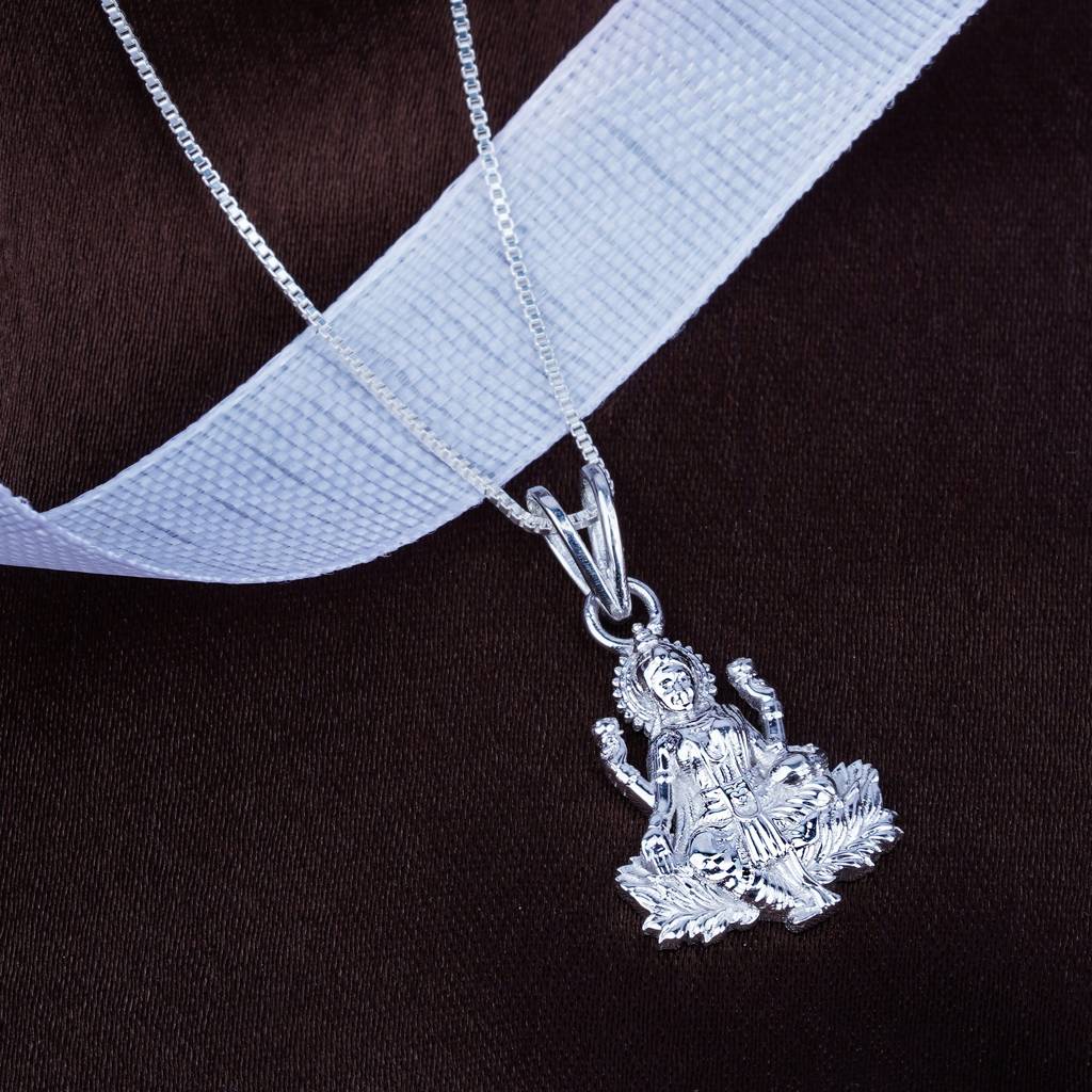Silver Mata Laxmi Silver Pendant : ZLGDP-1036
