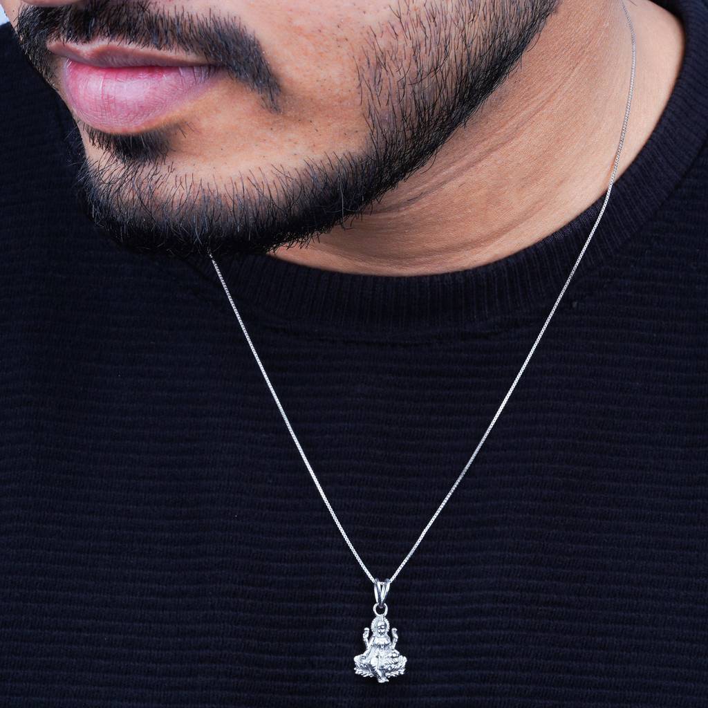Silver Mata Laxmi Silver Pendant : ZLGDP-1036