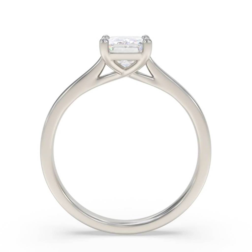 1 Carat Moissanite Cherry Modern Emerald Ring : ZLM10098_10