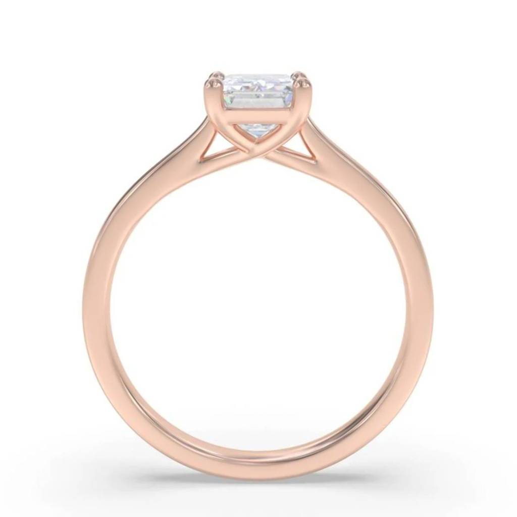 1 Carat Moissanite Cherry Modern Emerald Ring : ZLM10098_10