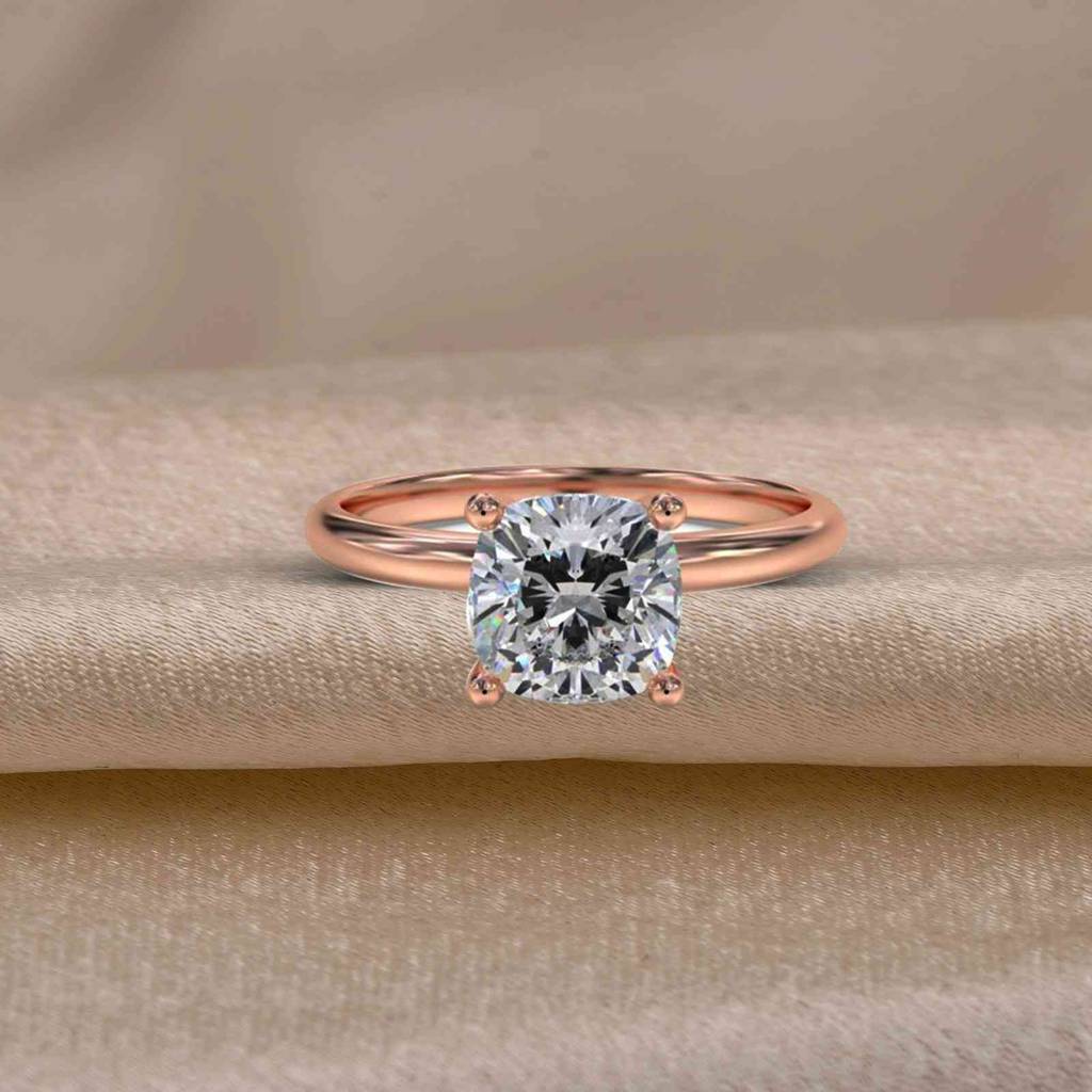1.25 Carat Moissanite Danube Cushion Ring : ZLM10099_10