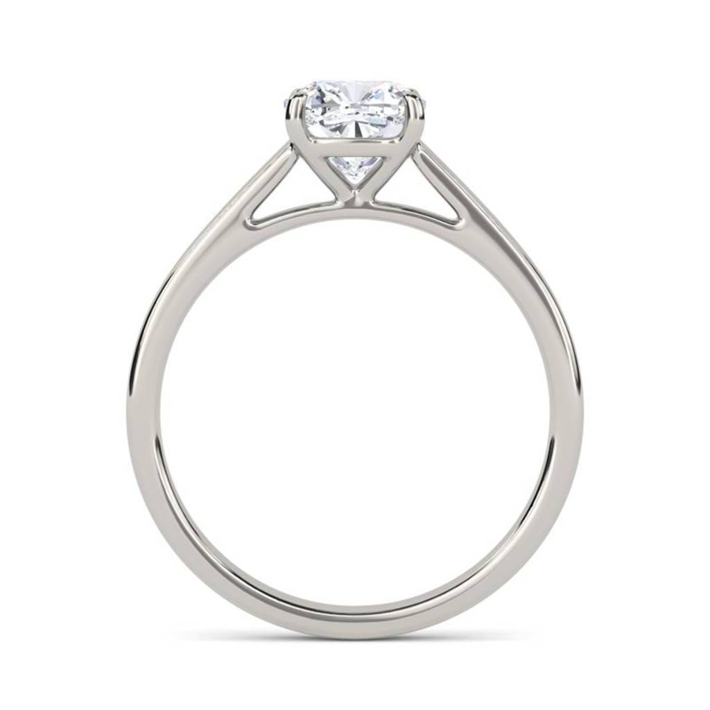 1 Carat Moissanite Solo Cushion Ring : ZLM10101_10