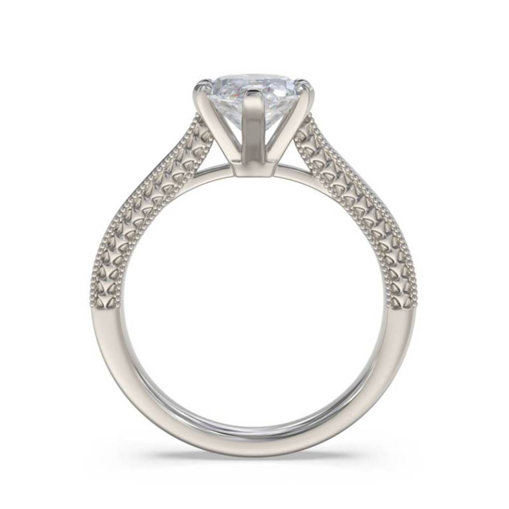 1 Carat Moissanite Marquise Refined Ring : ZLM10104_10