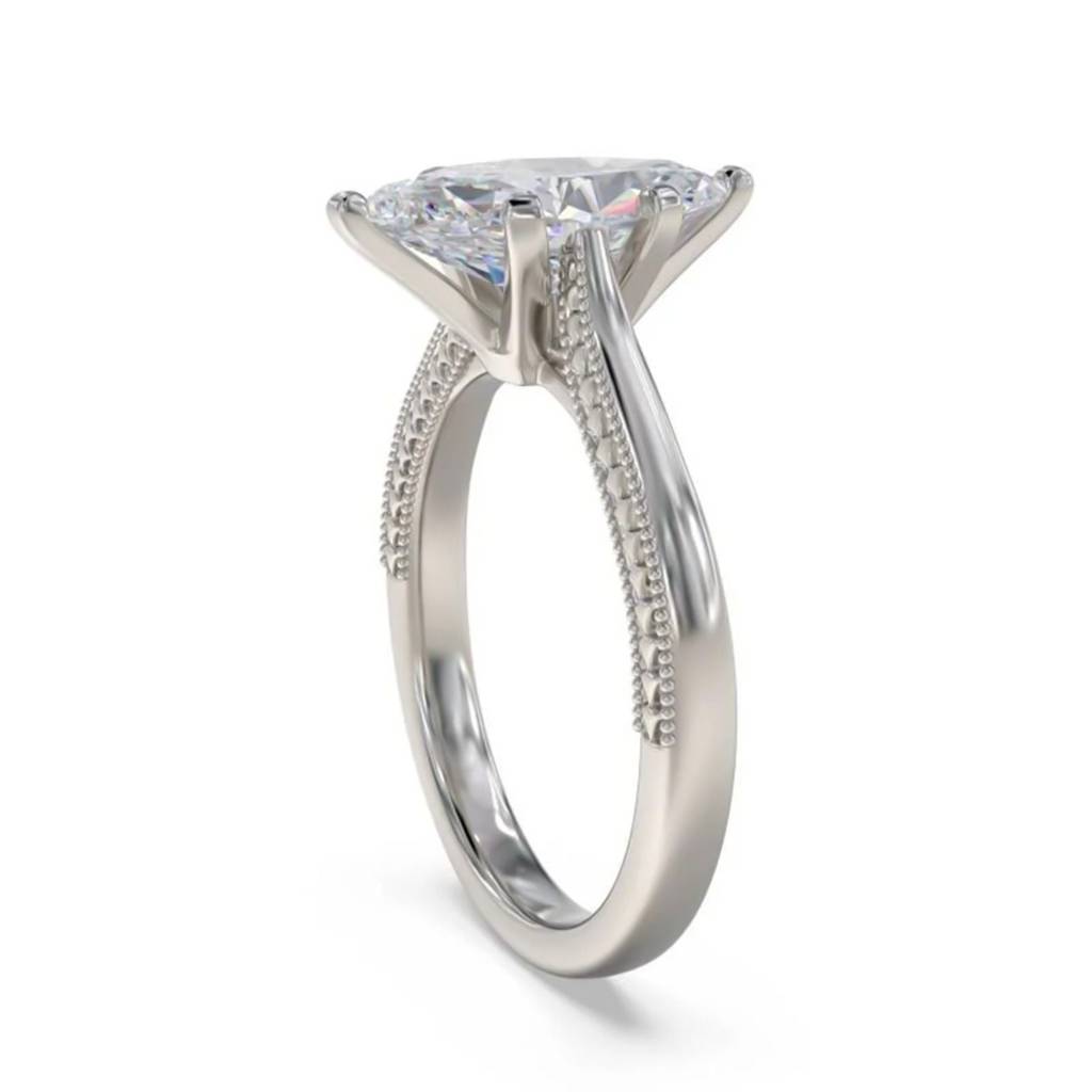1 Carat Moissanite Marquise Refined Ring : ZLM10104_10