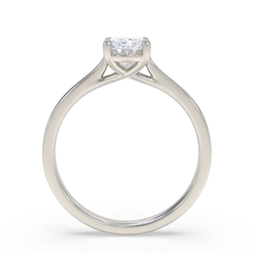 1.25 Carat Oval Moissanite Everest Ring : ZLM10108_10