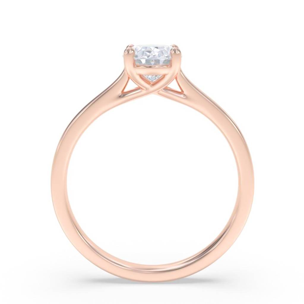 1.25 Carat Oval Moissanite Everest Ring : ZLM10108_10