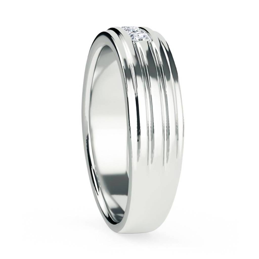 0.50 Carat Princess Moissanite Longing Men'S Band : ZLM10113_10