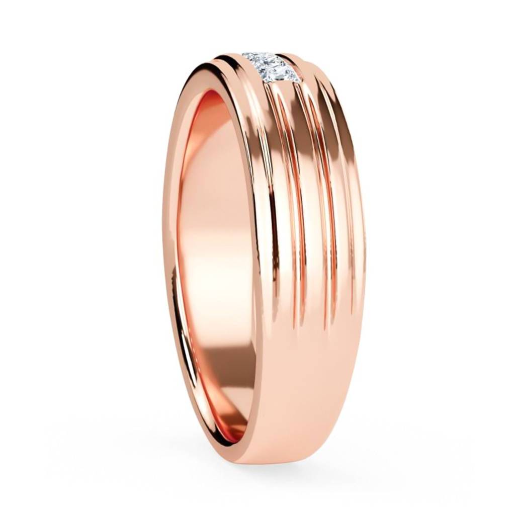 0.50 Carat Princess Moissanite Longing Men'S Band : ZLM10113_10