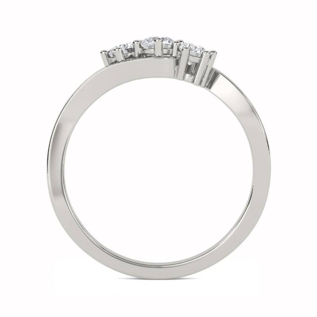 0.75 Carat Rory Crossover Moissanite Ring : ZLM10128_10