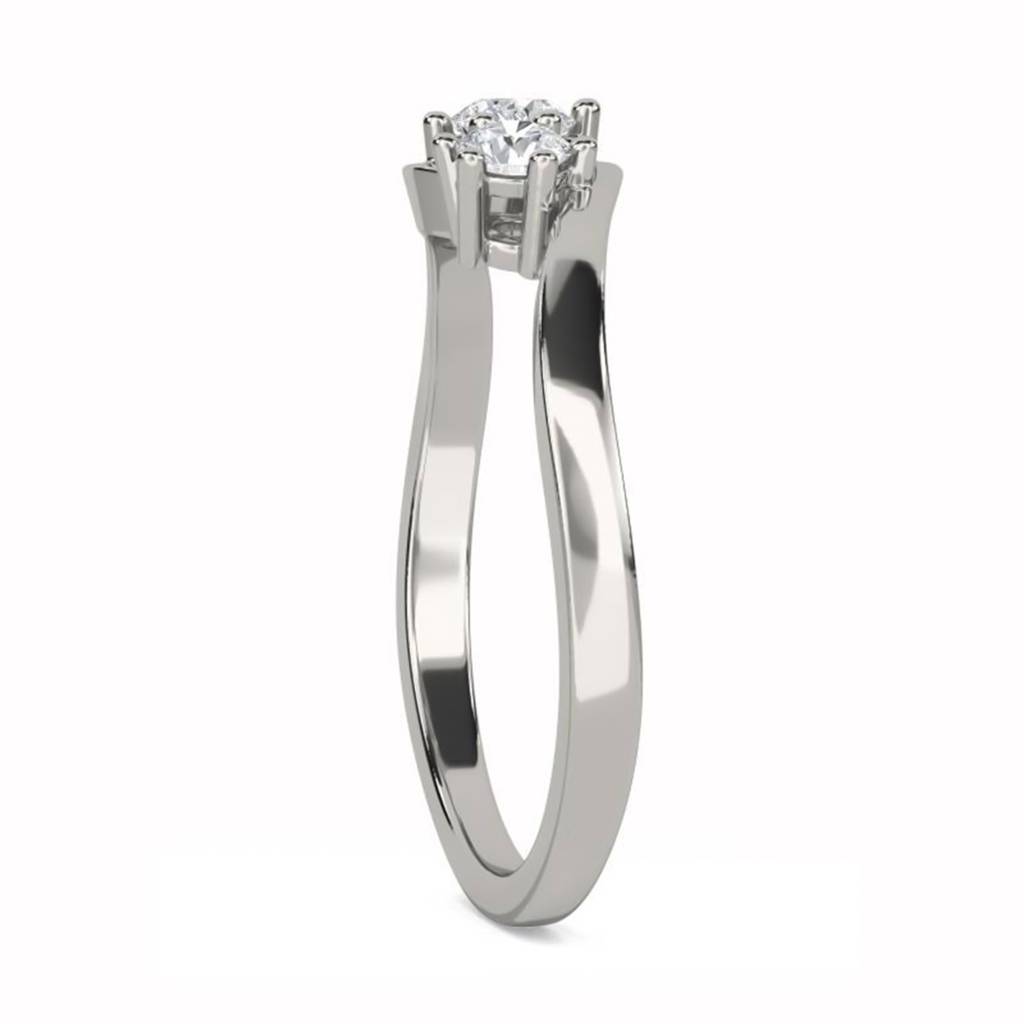 0.75 Carat Rory Crossover Moissanite Ring : ZLM10128_10