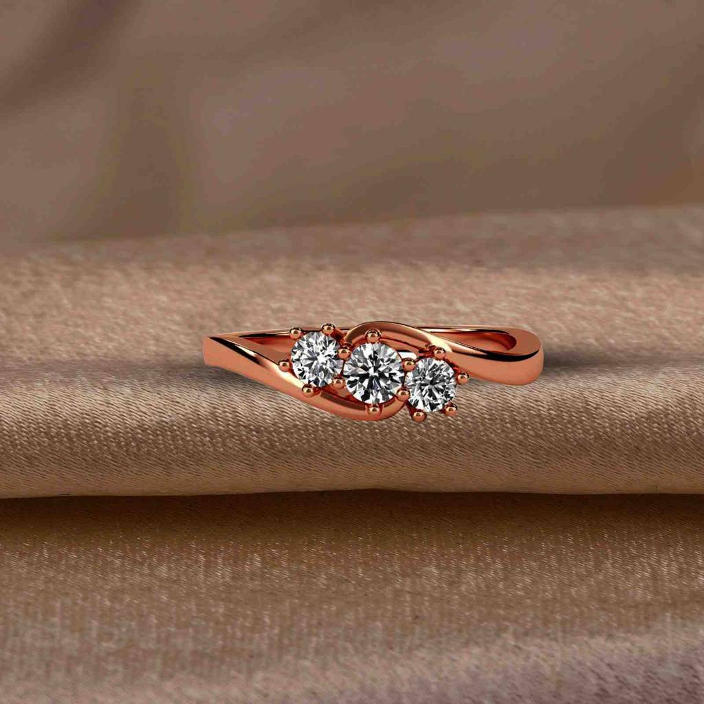 0.75 Carat Rory Crossover Moissanite Ring : ZLM10128_10