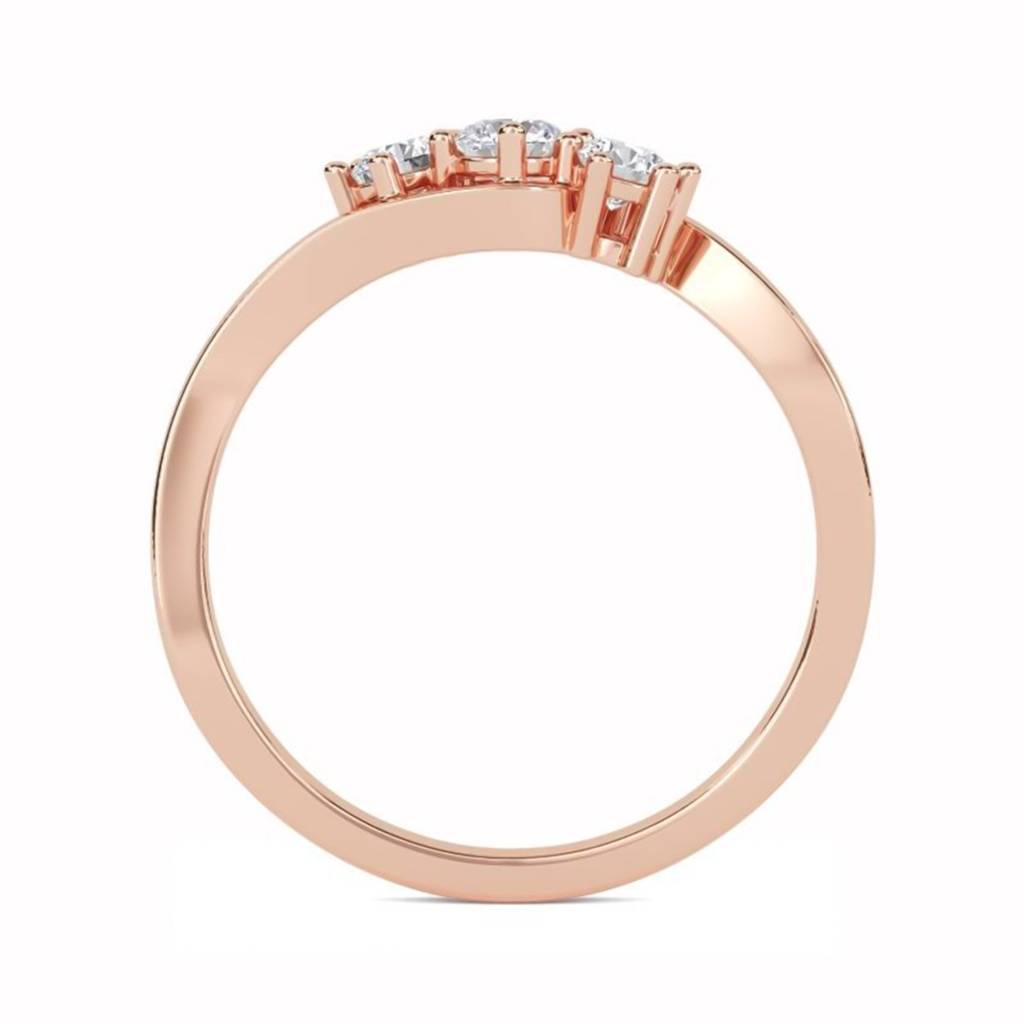 0.75 Carat Rory Crossover Moissanite Ring : ZLM10128_10