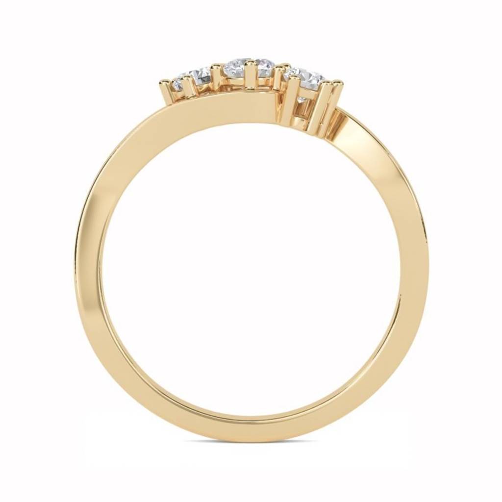 0.75 Carat Rory Crossover Moissanite Ring : ZLM10128_10