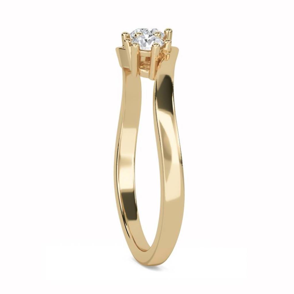 0.75 Carat Rory Crossover Moissanite Ring : ZLM10128_10