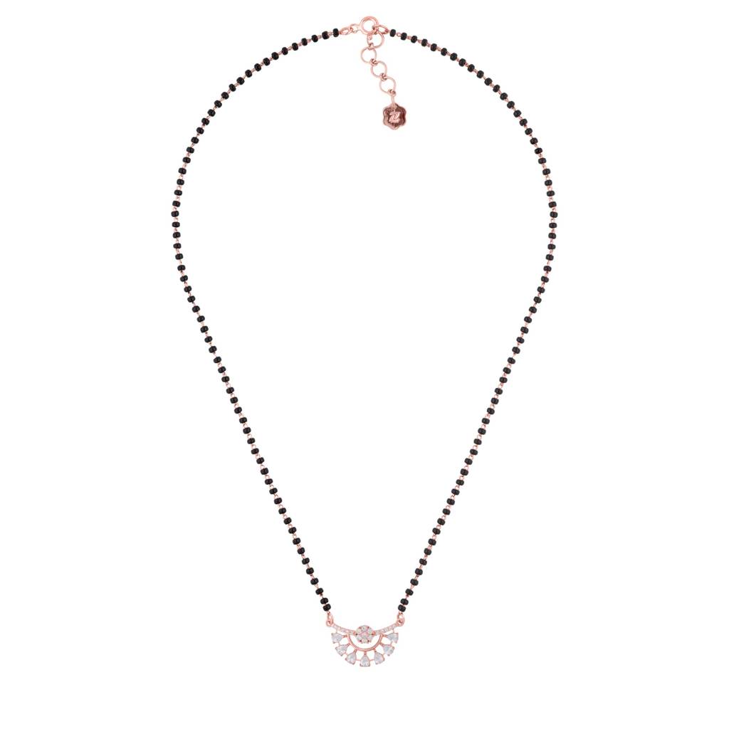 Rose Gold Sassy Mangalsutra For Wife : ZLMS-1011