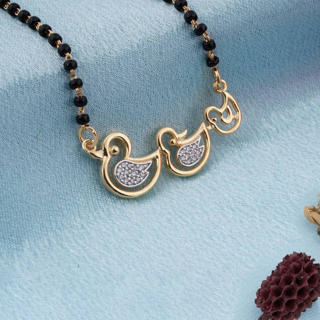 Golden Mini Ducks Theme Mangalsutra : ZLMS-1017