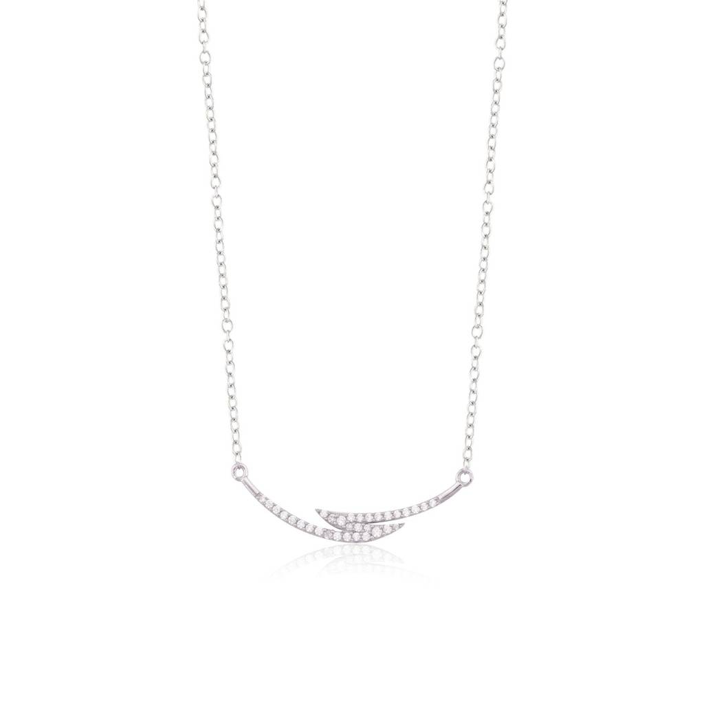 Silver Harmony Necklace For Her : ZLNKL-1007