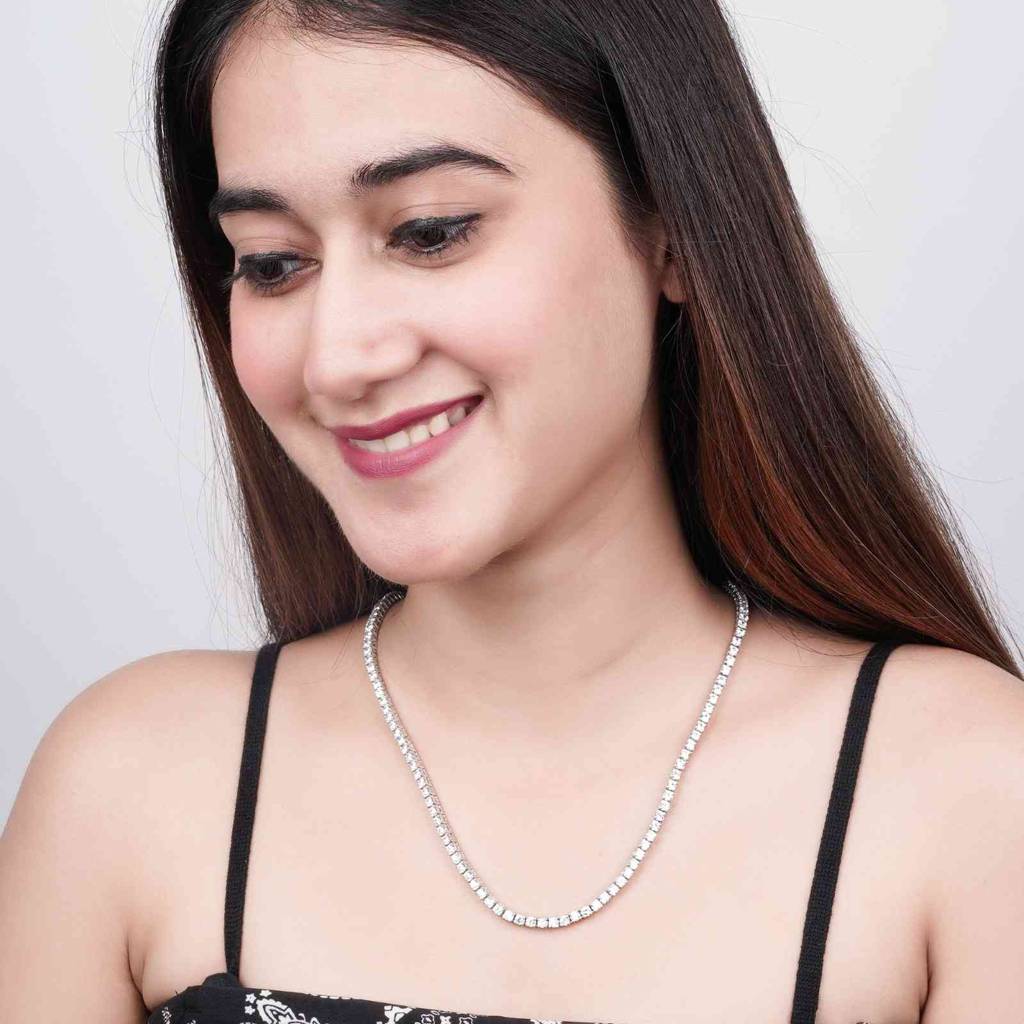 The Dreamland Tennis Necklace : ZLNKL-1031