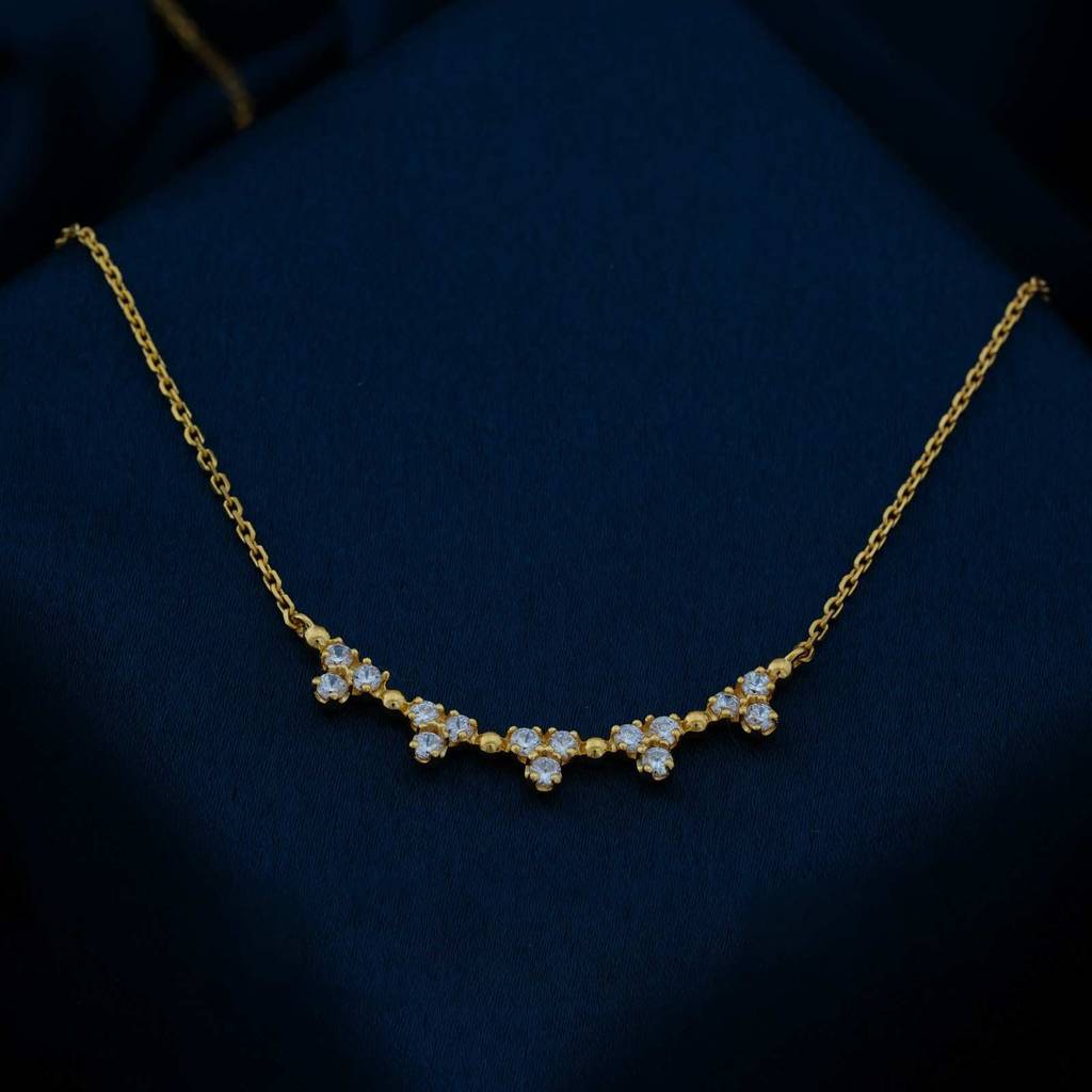 Golden Serenade Necklace For Women'S : ZLNKL-1035Y