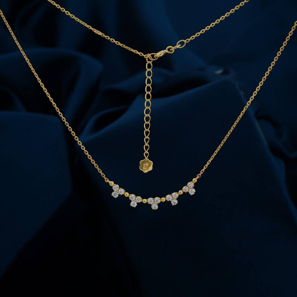 Golden Serenade Necklace For Women'S : ZLNKL-1035Y