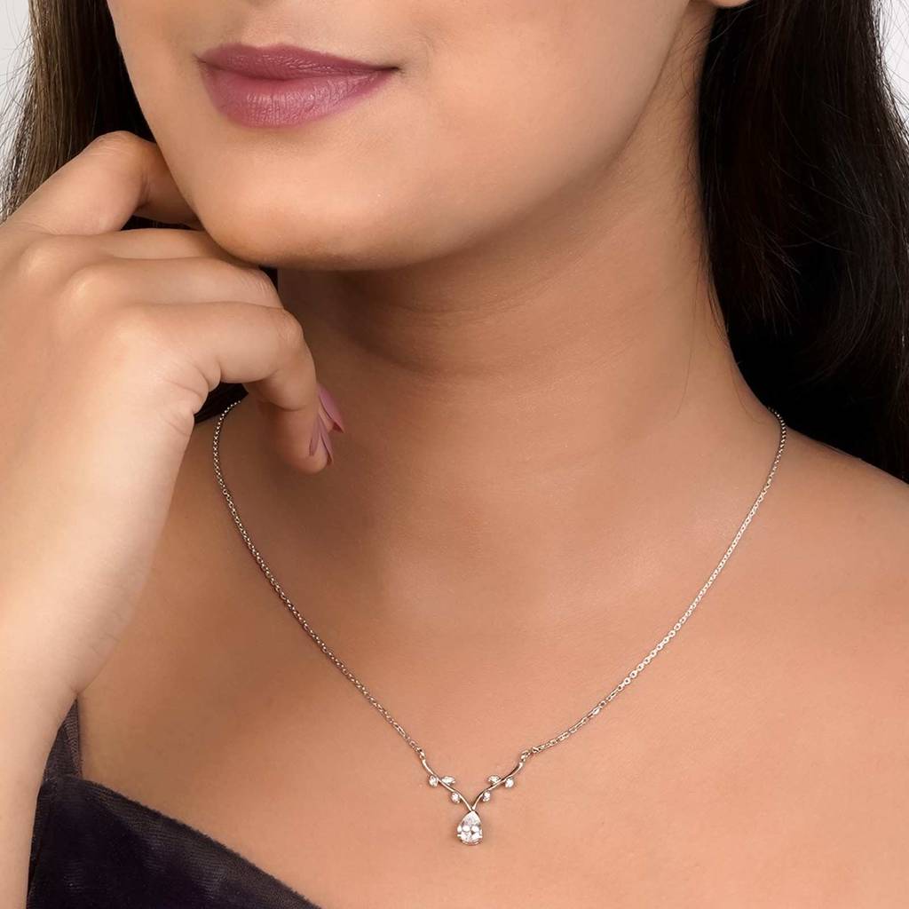 Silver Italian Link Chain Necklace : ZLNKL-1052