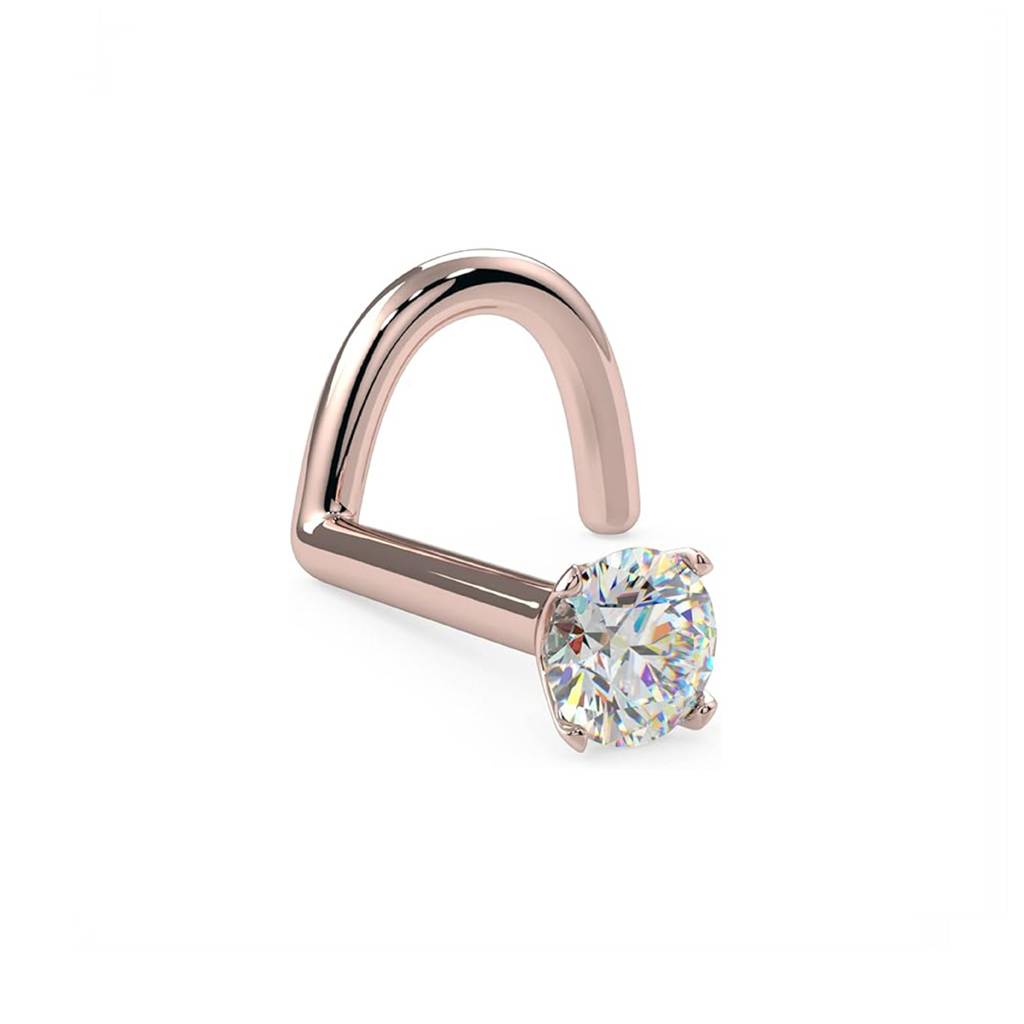 Solitaire Round Nose Stud (Pack Of 2) : ZLNSP-1017R