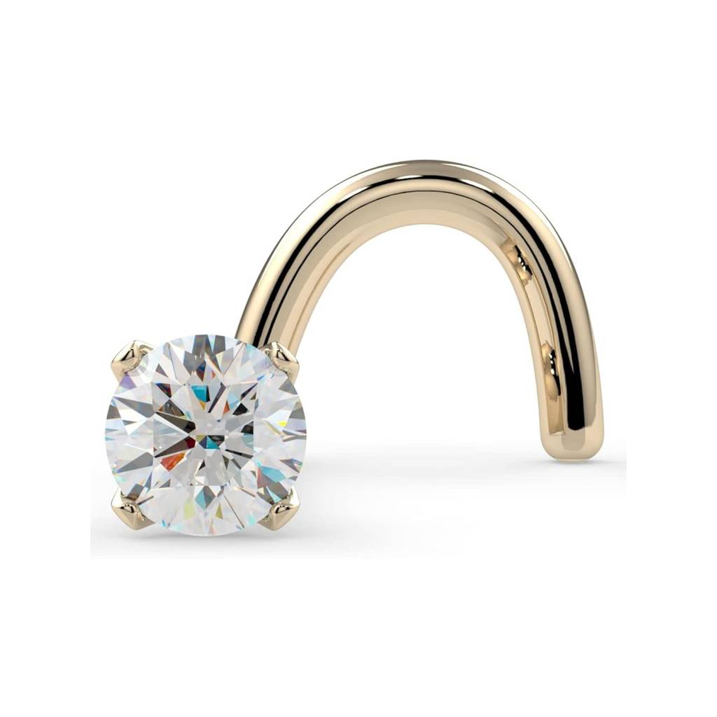 Solitaire Round Nose Stud (Pack Of 2) : ZLNSP-1017Y