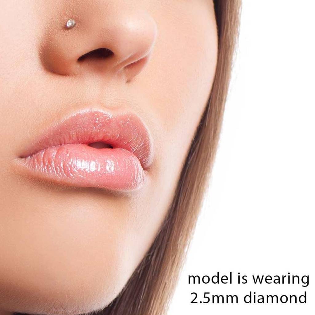 Cubic Zircon Nose Ring (Pack Of 2) : ZLNSP-1019Y