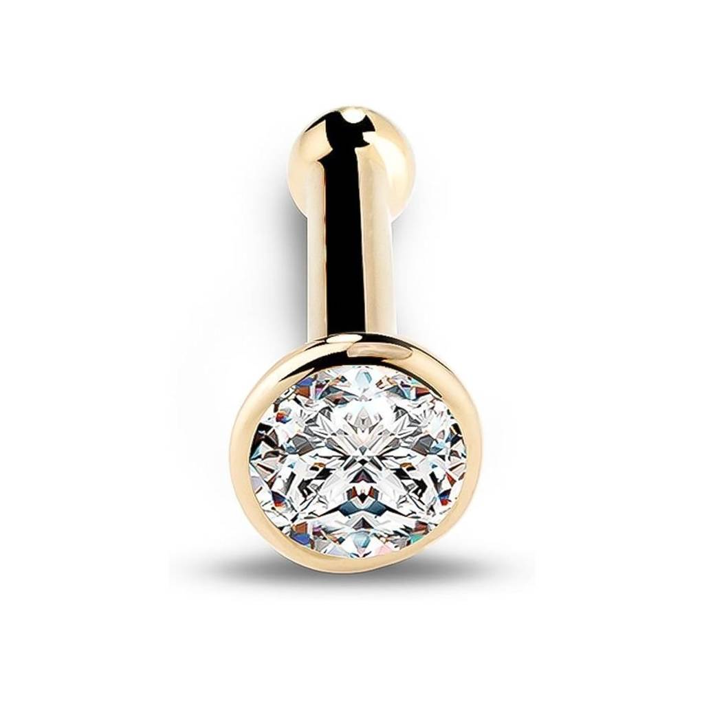 Sterling Bezel Nose Ring (Pack Of 2) : ZLNSP-1020Y