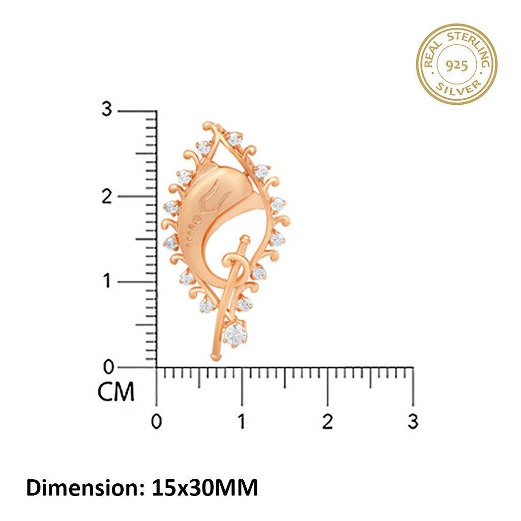 Golden Lord Ganesh Zircon Pendant : ZLP-1008