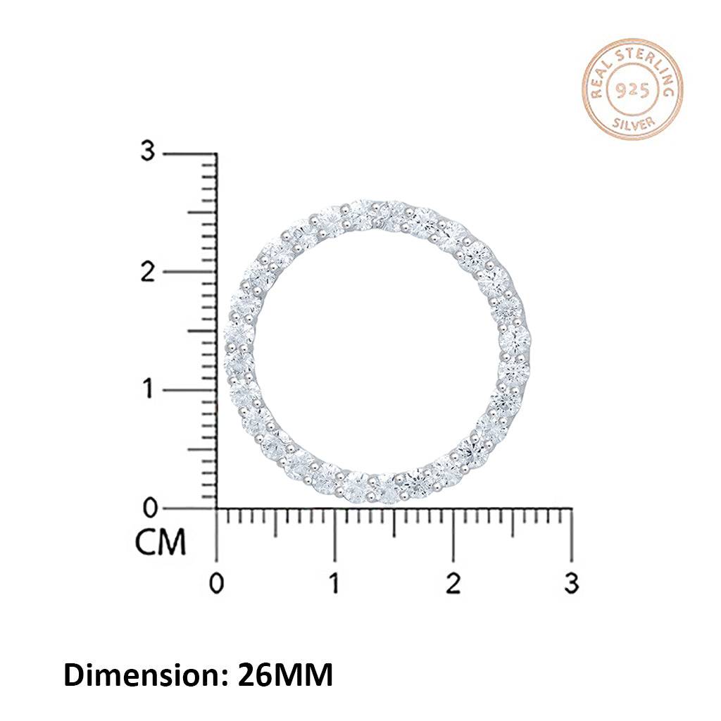 Sterling Silver Circle Of Life Pendant : ZLP-1040