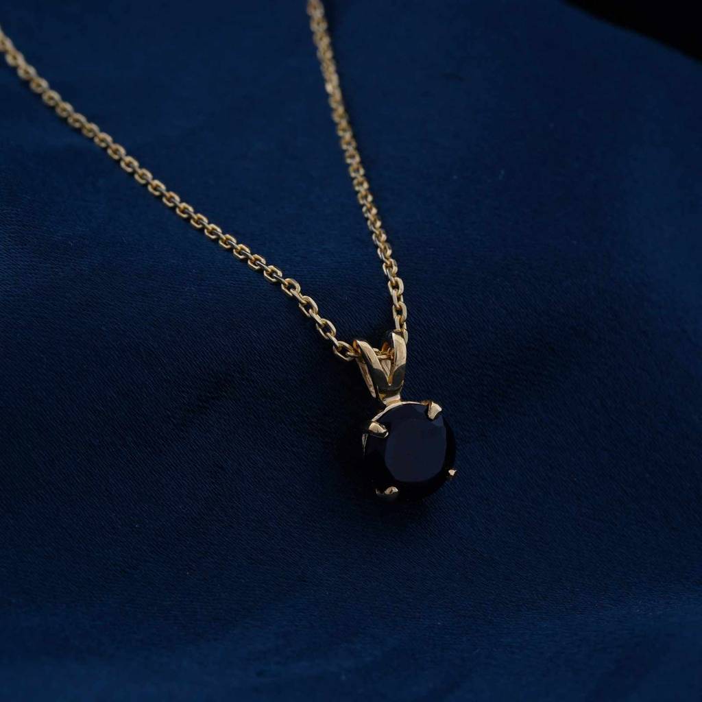 Golden Black Diamond Spherical Pendant : ZLP-1094Y