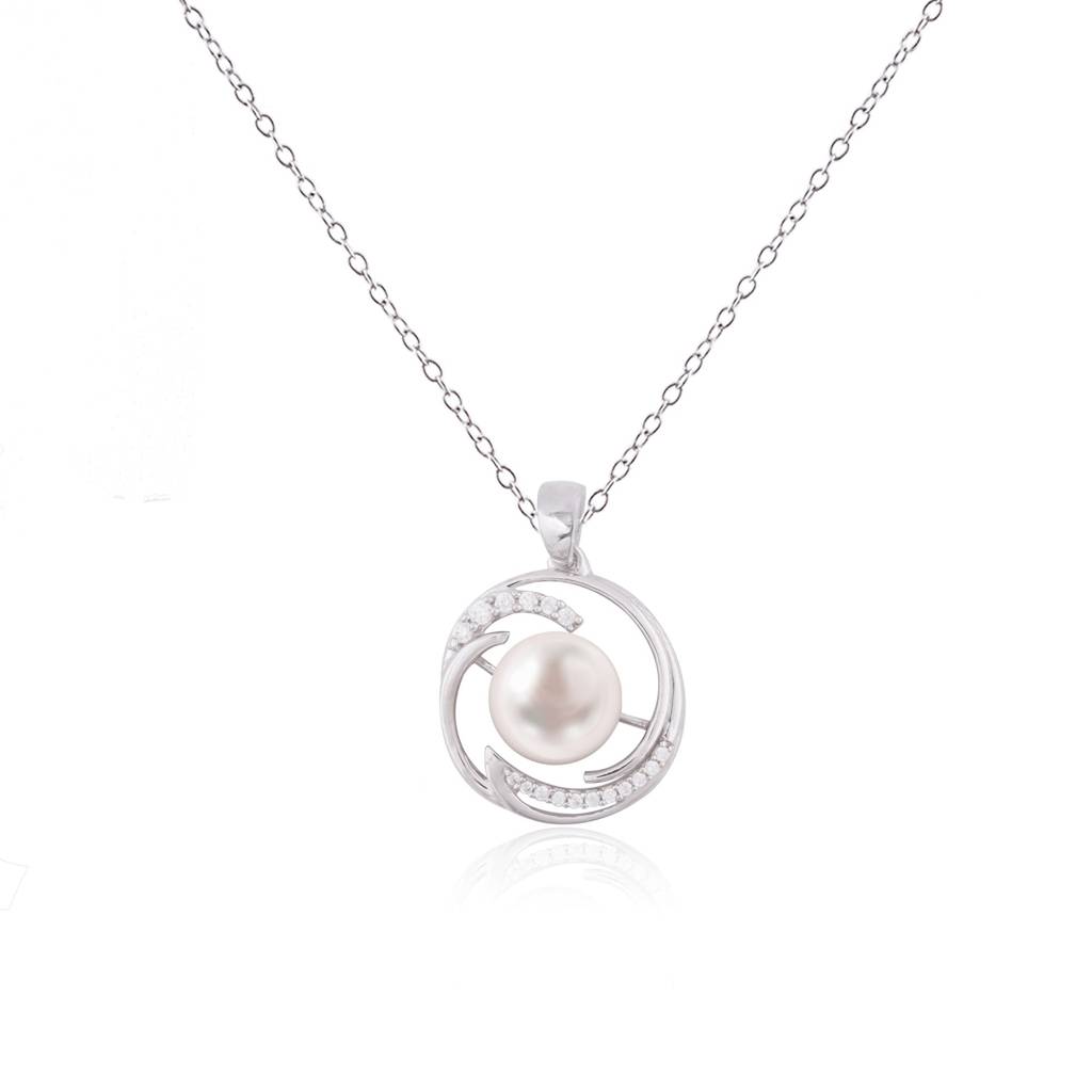 Silver Nature Soul Pearl Pendant : ZLP-1086