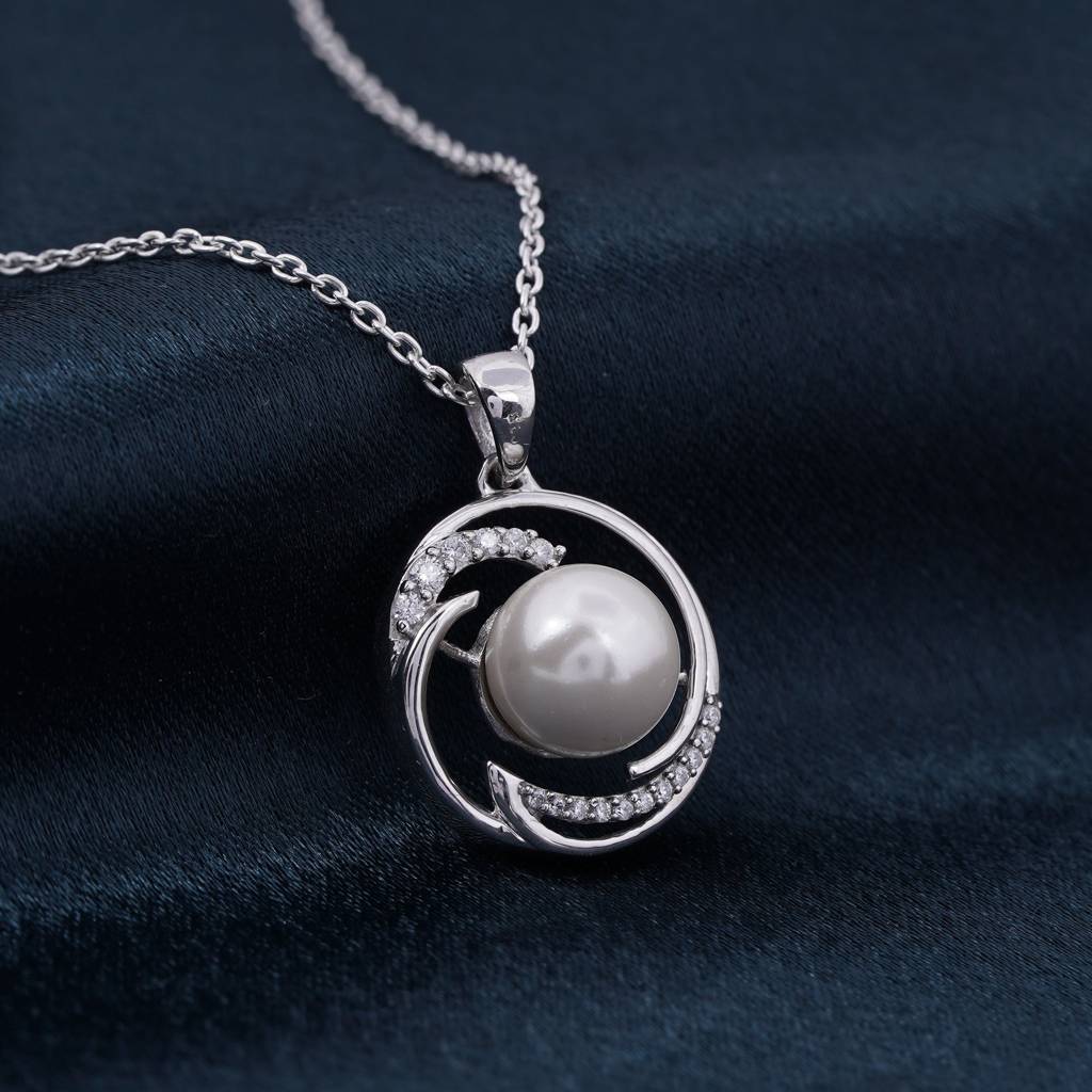 Silver Nature Soul Pearl Pendant : ZLP-1086