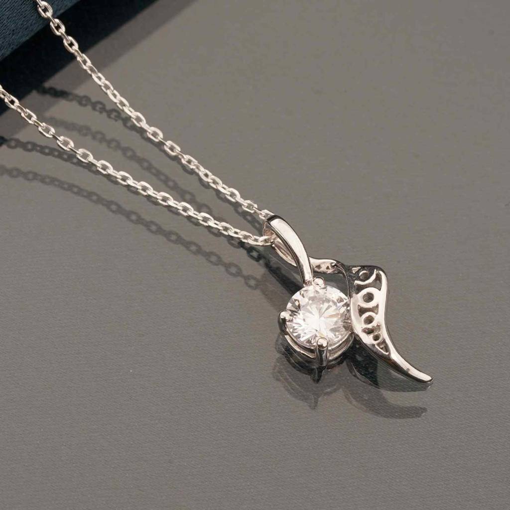 Silver Strand Pendant For Girls : ZLP-1111